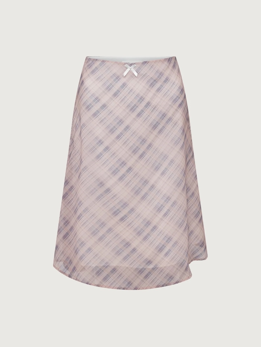 Oak + fort plaid midi skirt